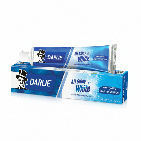 Darlie All Shiny White Fluoride Toothpaste 140gm Whitening Stain Prevention