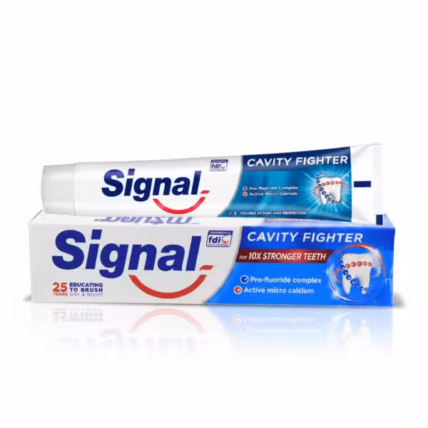 Signal Cavity Fighter Toothpaste 75ml Pro-fluoride complex Active Micro Calcium