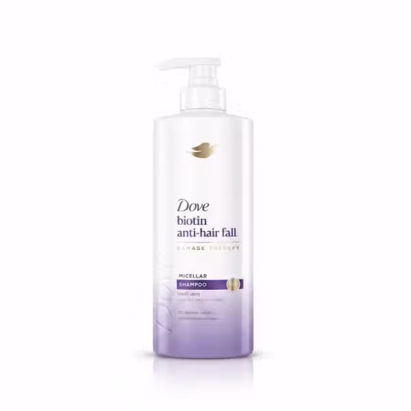 Dove Biotin Anti-Hair Fall Damage Therapy Micellar Shampoo 380ml
