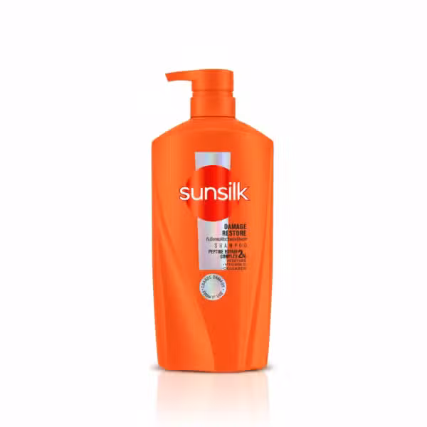 Sunsilk Damage Restore Shampoo Peptide Repair Complex 2% Vitamin E Collagen 325ml
