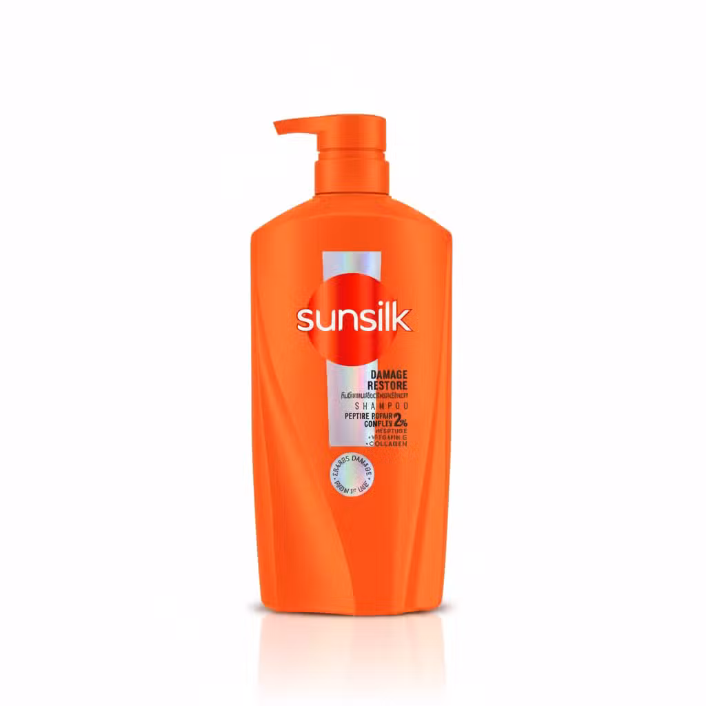 Sunsilk Damage Restore Shampoo Peptide Repair Complex 2% Vitamin E Collagen 325ml