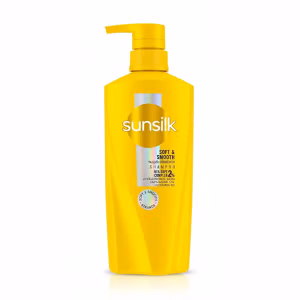 Sunsilk Soft & Smooth Shampoo 325ml Hya-Soft Complex 2% Hyaluronic Acid Argan Oil Vitamin B3