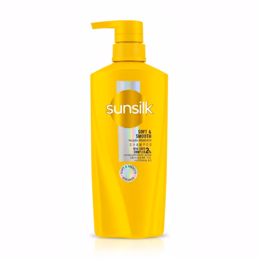 Sunsilk Soft & Smooth Shampoo 325ml Hya-Soft Complex 2% Hyaluronic Acid Argan Oil Vitamin B3