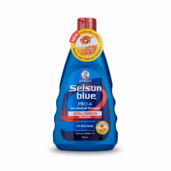 Selsun Blue Pro-X Anti-Dandruff Shampoo Extra Strength with Menthol 200ml