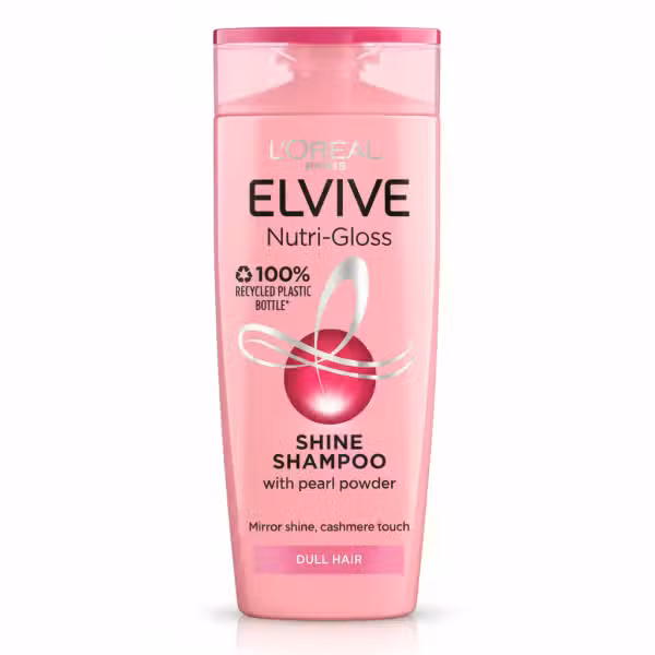 Loreal Paris Elvive Nutri-Gloss Shine Shampoo with pearl powder for Dull Hair 250ml