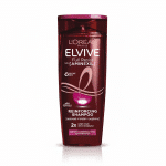 Loreal Paris Elvive Full Resist Reinforcing Shampoo 400ml with Aminexil Biotin Arginine Less Hair On Brush