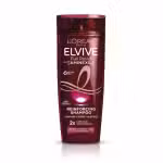 Loreal Paris Elvive Full Resist Reinforcing Shampoo 400ml with Aminexil Biotin Arginine Less Hair On Brush