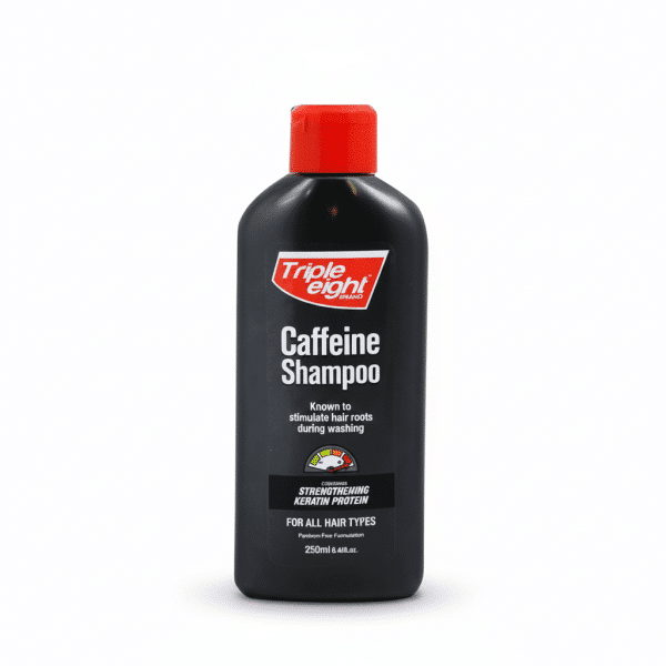Triple Eight Caffeine Shampoo 250ml Strengthening Keratin Protein For All Hair Types