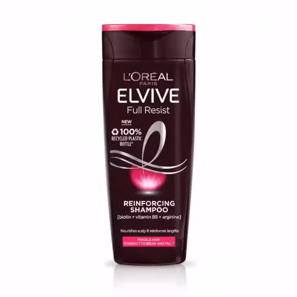 Loreal Paris Elvive Full Resist Reinforcing Shampoo 400ml Fragile Hair Tendency to Break and Fall