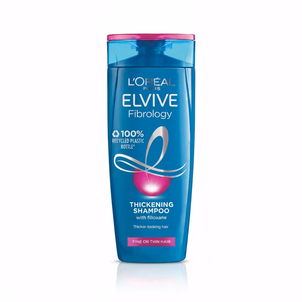 Loreal Paris Elvive Fibrology Thickening Shampoo 250ml 100% Recycled Plastic Bottle
