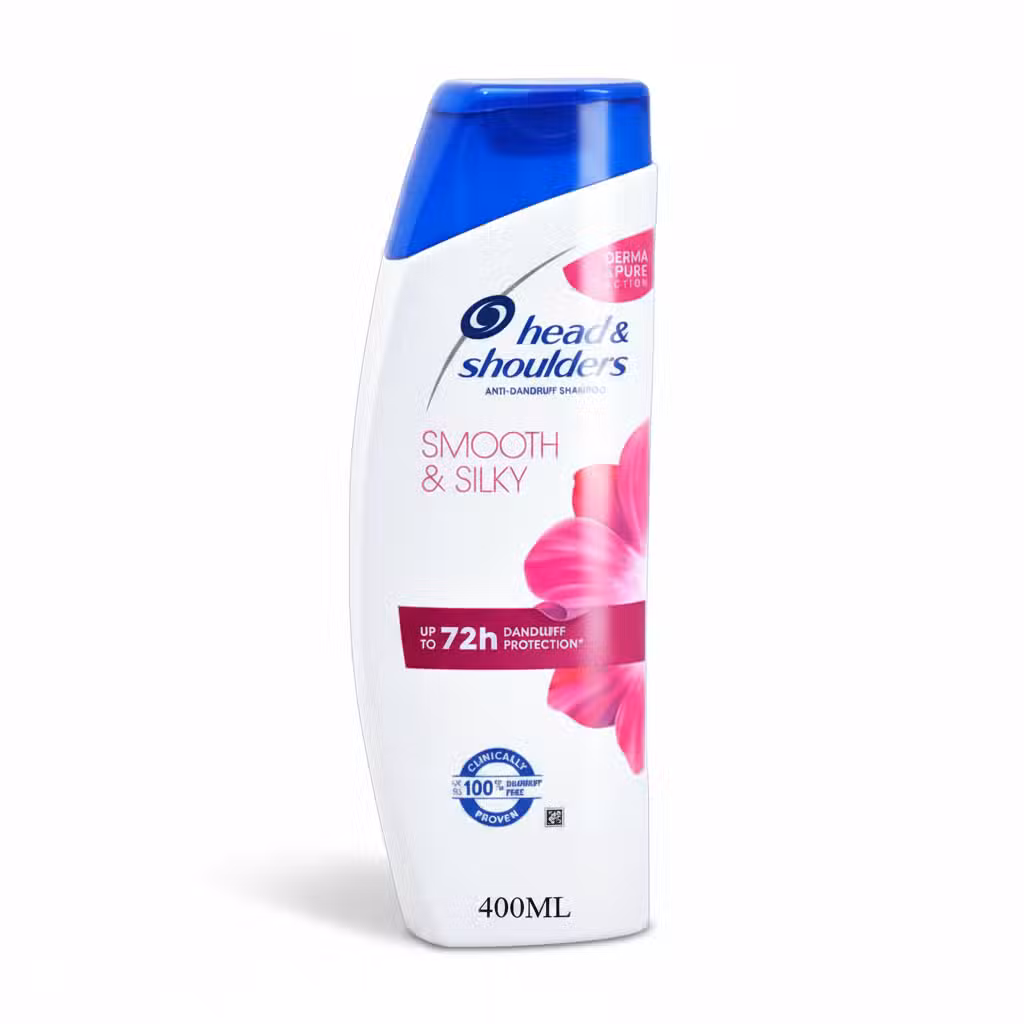 Head & Shoulders Smooth & Silky Anti-Dandruff Shampoo 400ml Dandruff Protection