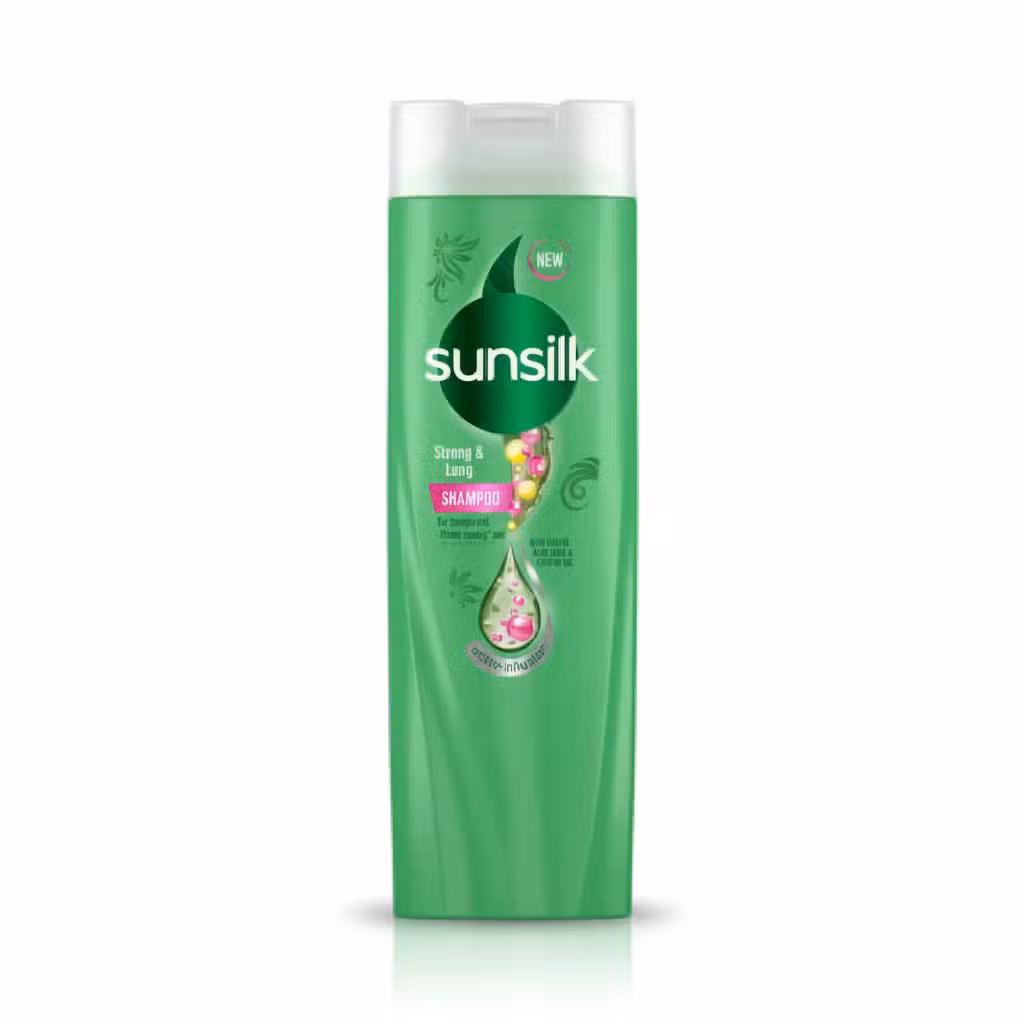 Sunsilk Strong & Long Shampoo 280ml with Aloe Vera & Castor Oil