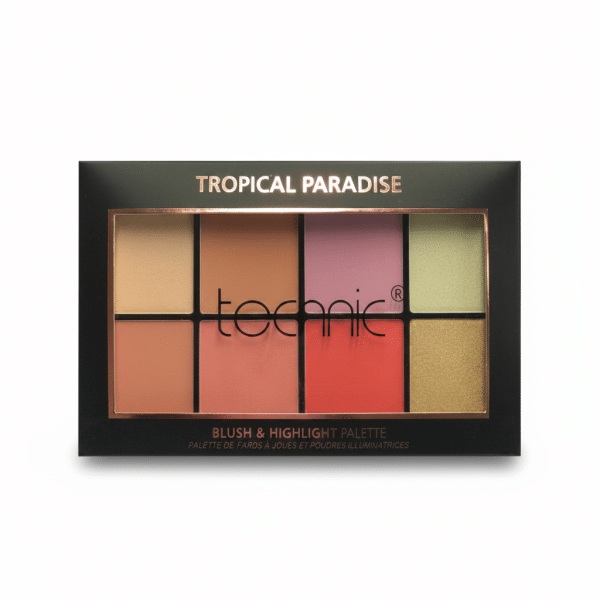 Technic Tropical Paradise Blush & Highlight Palette 32gm