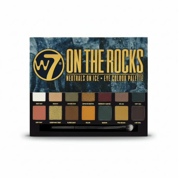 W7 On The Rocks Neutrals On Ice Eye Colour Palette 14 Colours Eyeshadow Palette