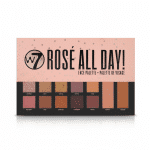 W7 Rose All Day Face Palette 12 Colours Eyeshadow Blush Contour
