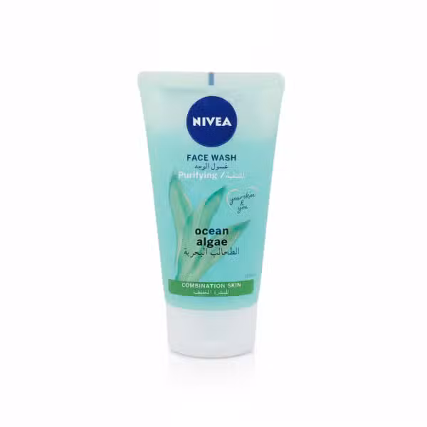 Nivea Purifying Face Wash Ocean Algae Combination Skin 150ml