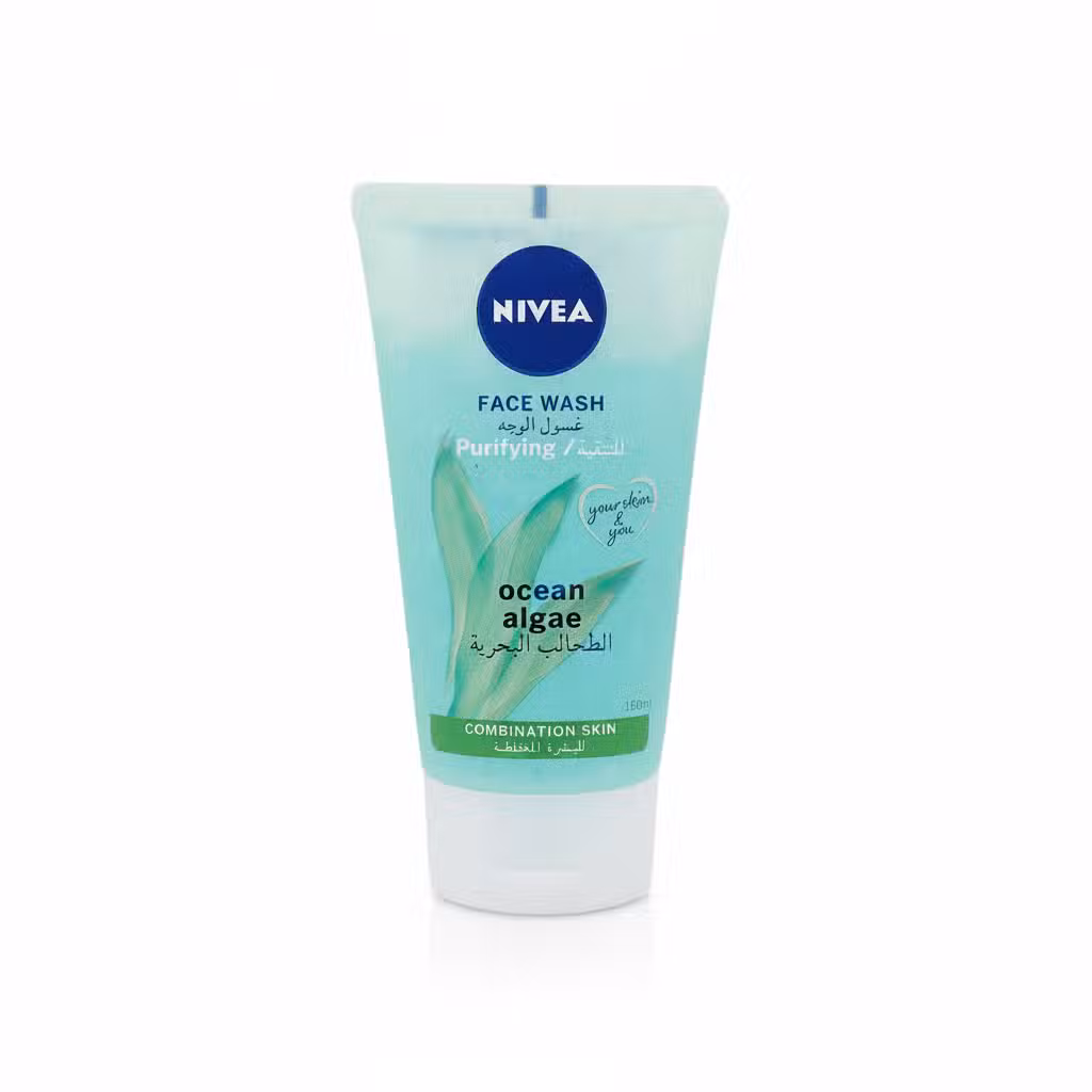 Nivea Purifying Face Wash Ocean Algae Combination Skin 150ml