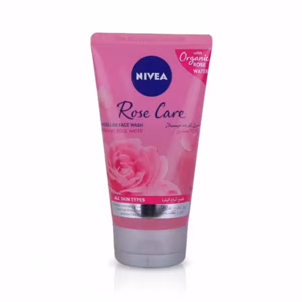 Nivea Rose Care Micellar Face Wash Organic Rose Water 150ml