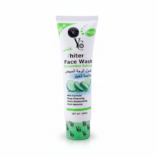 YC Whitening Face Wash Cucumber Extract 100ml Mild Formula