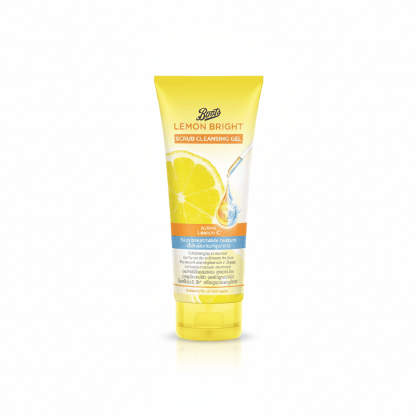 Boots Lemon Bright Scrub Cleansing Gel 100ml