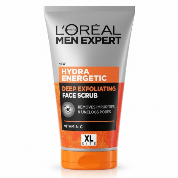 Loreal Paris Men Expert Hydra Energetic Deep Exfoliating Face Scrub XL Size Vitamin C