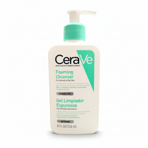 CeraVe Foaming Cleanser For Normal to Oily Skin 8 FL OZ 236 mL Fragrance Free