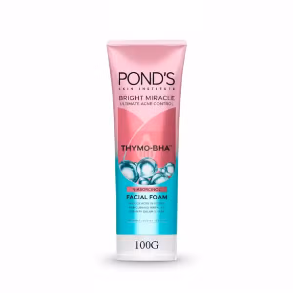 Pond's Bright Miracle Ultimate Acne Control Thymo-BHA Facial Foam 100g