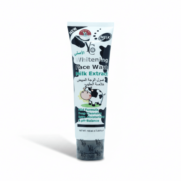 YC Whitening Face Wash Milk Extract 100ml Mild Formula Deep Cleansing Extra Moisturizing pH-Balance