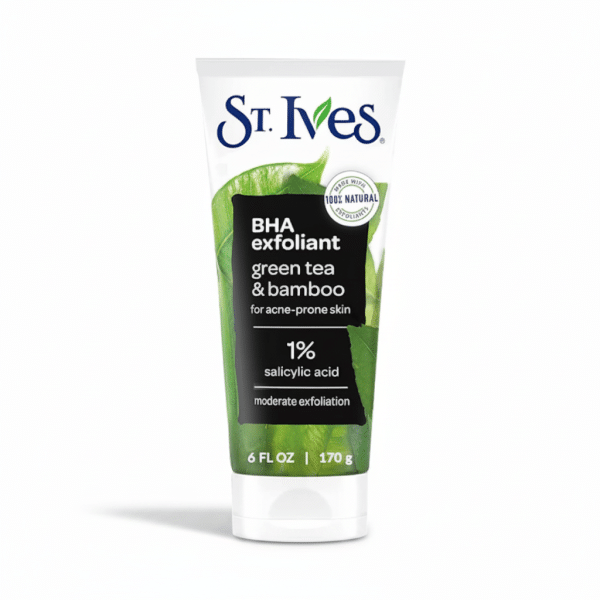 St Ives BHA Exfoliant Green Tea Bamboo 170g Salicylic Acid Acne Prone Skin