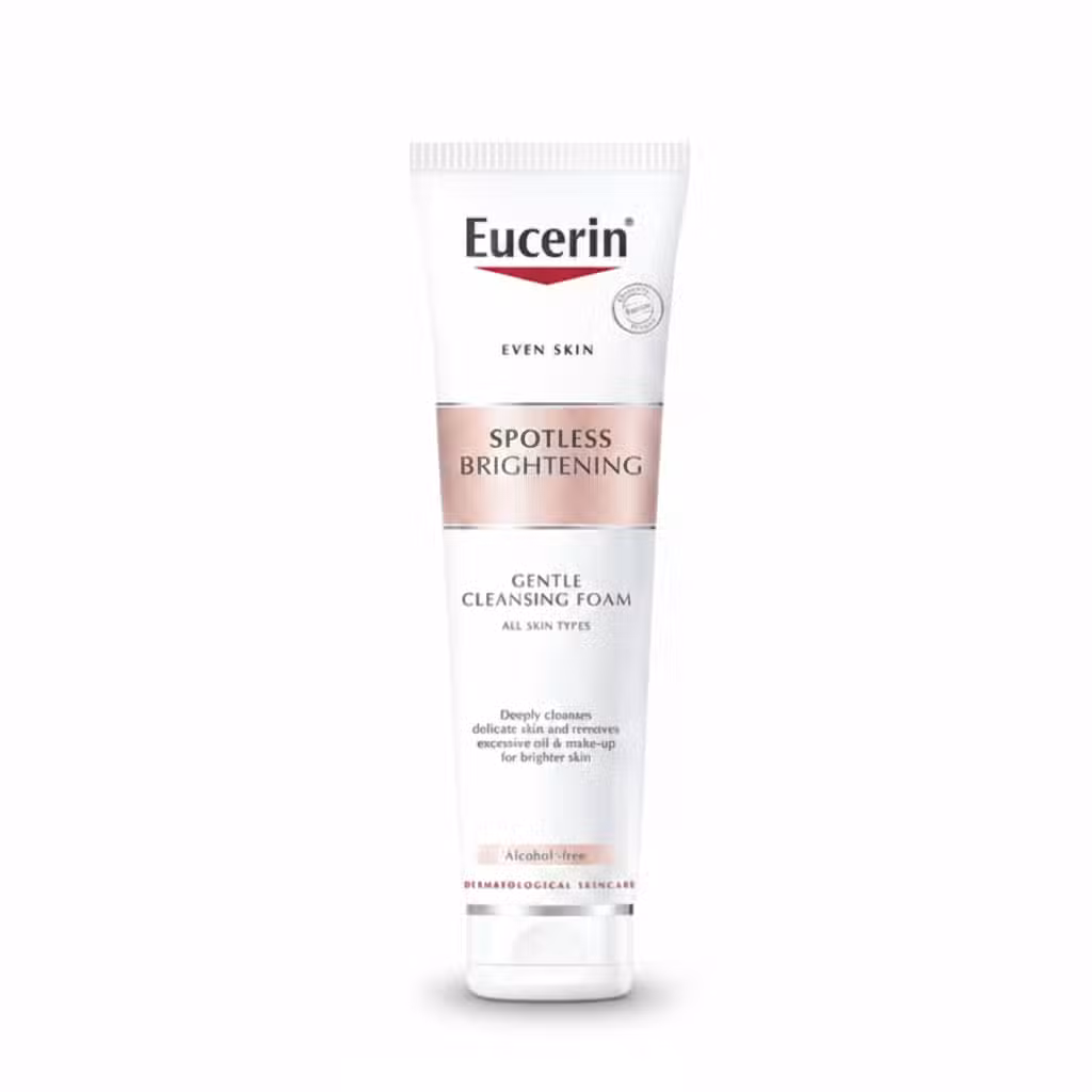 Eucerin Spotless Brightening Gentle Cleansing Foam All Skin Types Alcohol-free 150gm