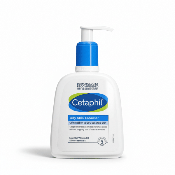 Cetaphil Oily Skin Cleanser Combination to Oily Sensitive Skin Essential Vitamin B3 & Pre-Vitamin B5 236ml