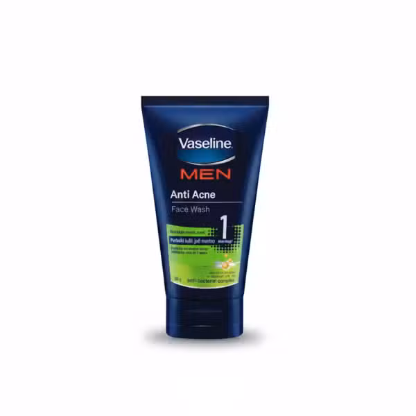 Vaseline Men Anti Acne Face Wash 100g Anti-bacterial Complex