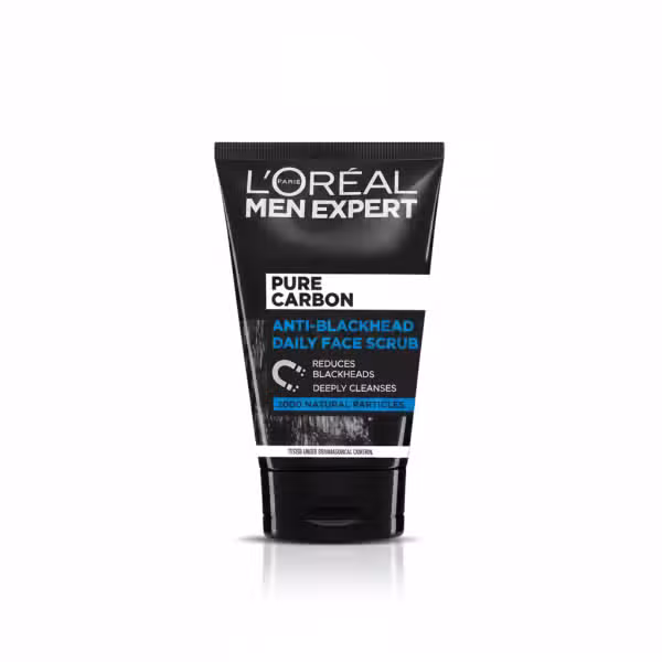 Loreal Men Expert Pure Carbon Anti-Blackhead Daily Face Scrub 100ml