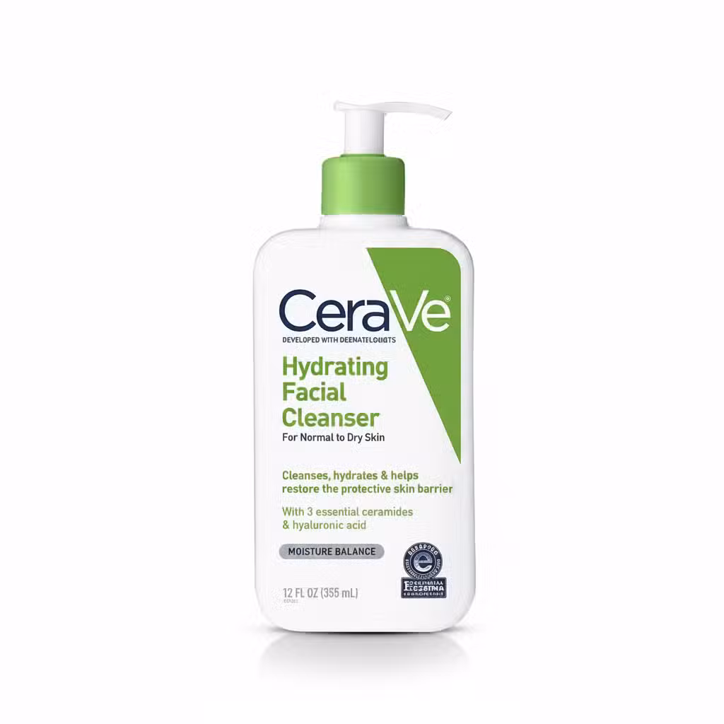 CeraVe Hydrating Facial Cleanser Normal to Dry Skin 355ml Moisture Balance