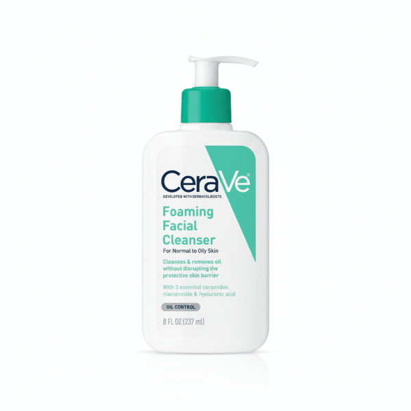 Cerave Foaming Facial Cleanser Normal to Oily Skin Oil Control 8 FL OZ 237 ml
