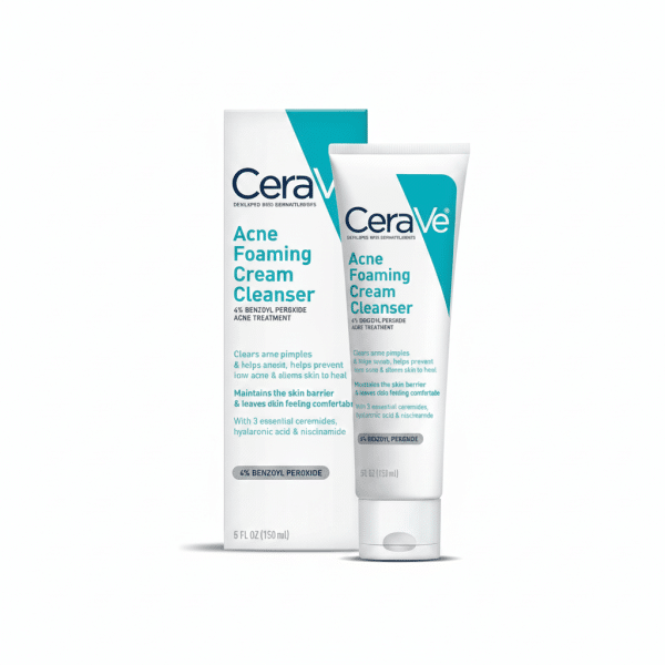 Cerave Acne Foaming Cream Cleanser 150ml 4% Benzoyl Peroxide