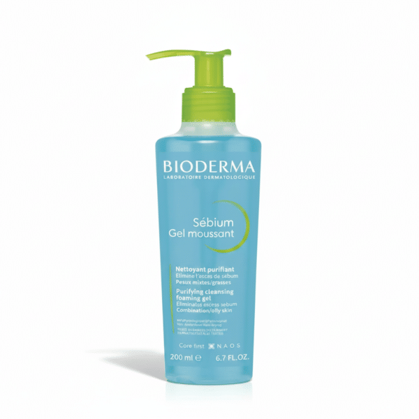 Bioderma Sebium Purifying Cleansing Foaming Gel 200ml Combination Oily Skin