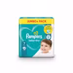 Pampers Baby-Dry Size 7 15+ kg 58 Count Jumbo Pack Belt System