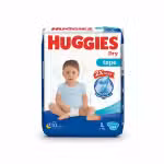 Huggies Dry Tape Large 54 Count 10 Hours 1000 Super Absorbent