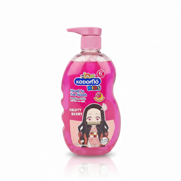 Kodomo Kids Head to Toe Wash Fruity Berry 400ml