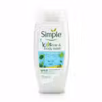 Simple Kids Hair & Body Wash 225ml Hypoallergenic Chamomile Oil