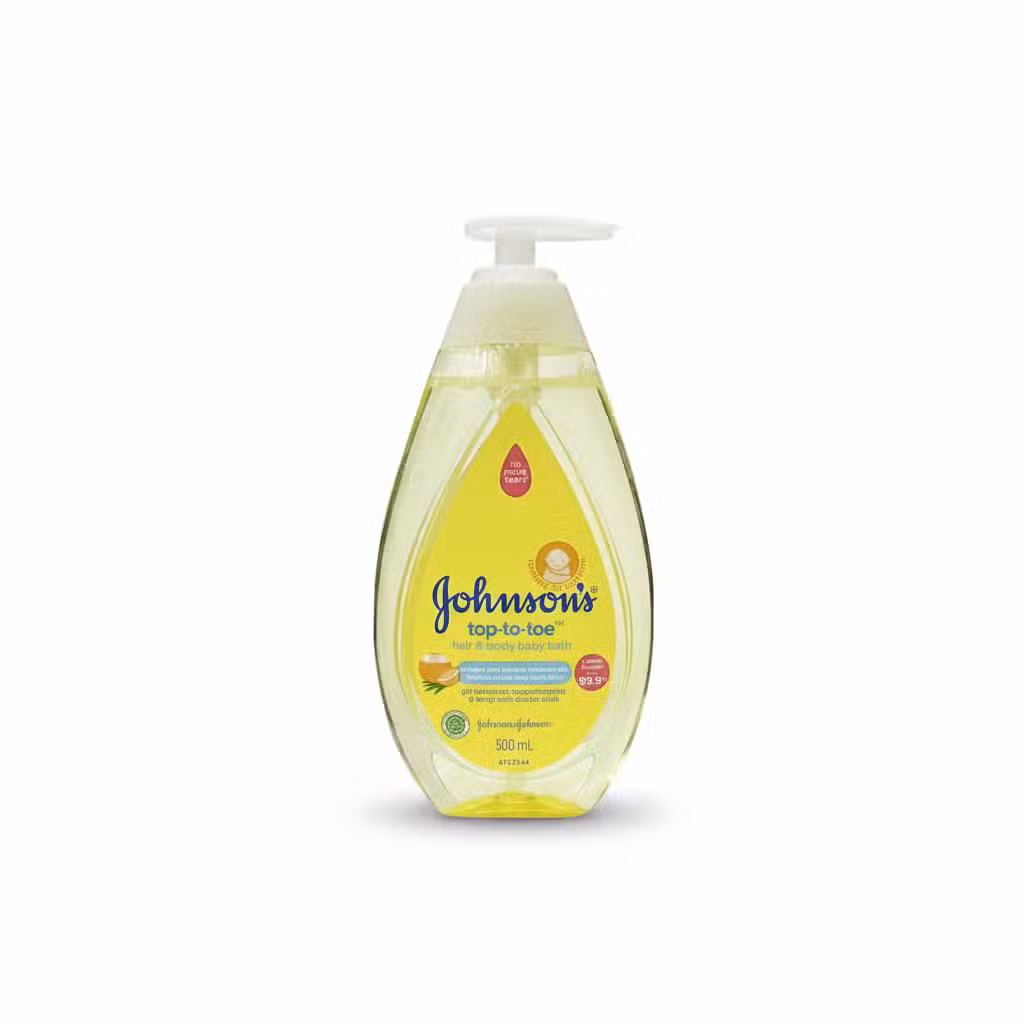Johnson's Top-To-Toe Hair & Body Baby Bath 500ml No More Tears