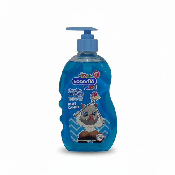 Kodomo Kids Head to Toe Wash Blue Candy 400ml