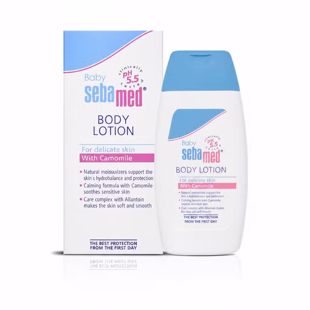 Sebamed Baby Body Lotion With Camomile 200ml For delicate skin