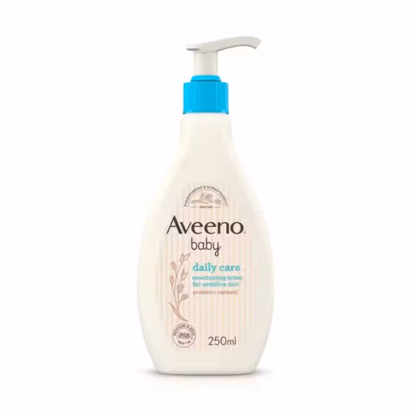 Aveeno Baby Daily Care Moisturising Lotion 250ml Probiotic Oatmeal Sensitive Skin