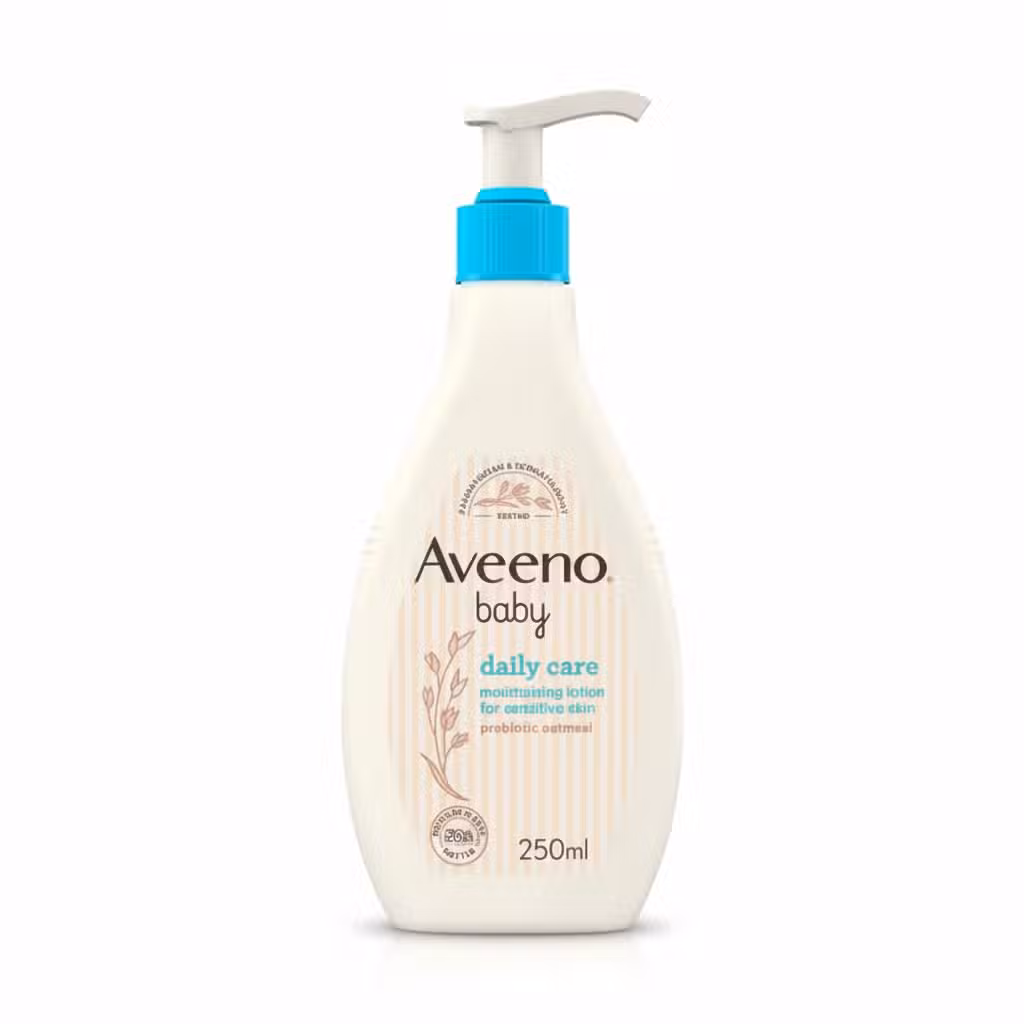 Aveeno Baby Daily Care Moisturising Lotion 250ml Probiotic Oatmeal Sensitive Skin