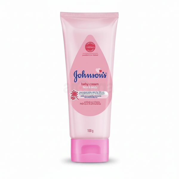 Johnson's Baby Cream Face & Body 100g Nourishes Baby Skin 24 Hours Clinically Proven Mildness