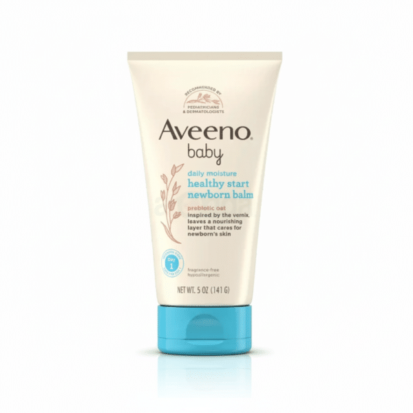 Aveeno Baby Daily Moisture Healthy Start Newborn Balm 141g Prebiotic Oat Fragrance-Free Hypoallergenic