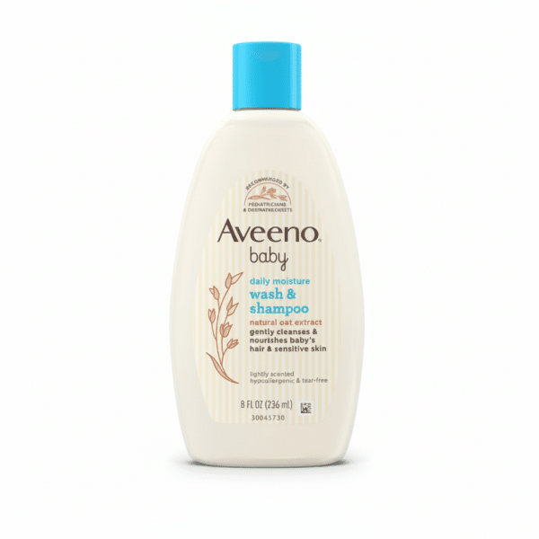 Aveeno Baby Daily Moisture Wash Shampoo Natural Oat Extract 236ml