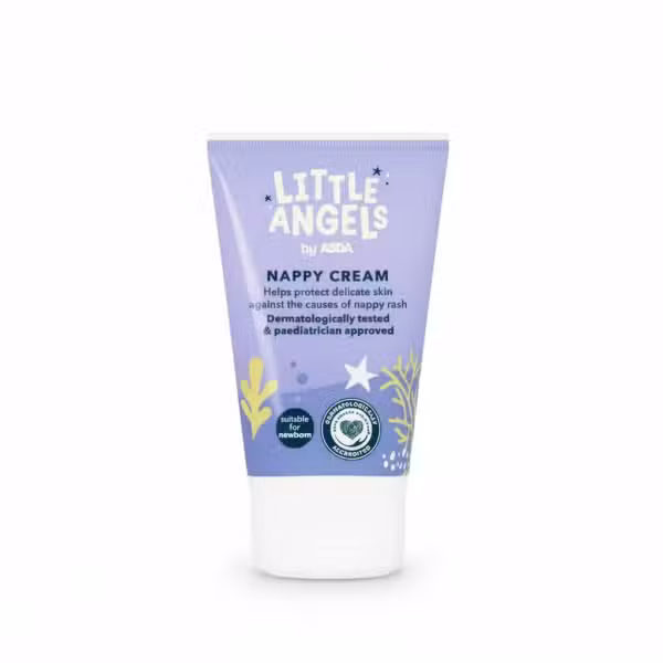 Little Angels by ASDA Nappy Cream 125gm Dermatologically Tested Paediatrician Approved